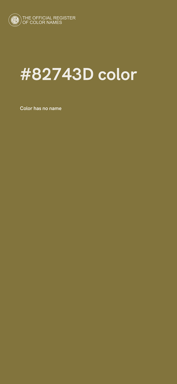 #82743D color image