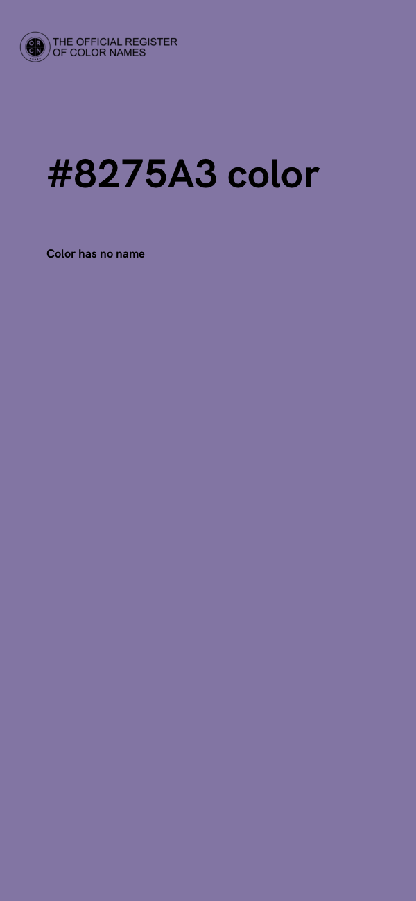 #8275A3 color image