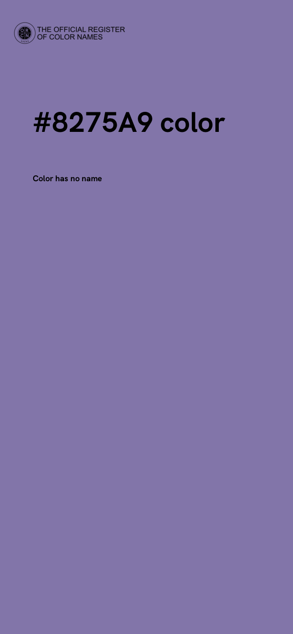 #8275A9 color image
