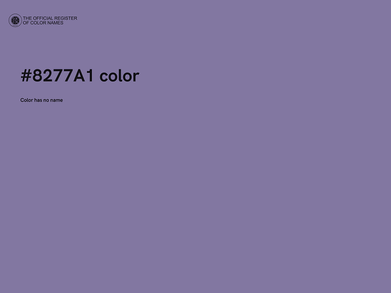 #8277A1 color image