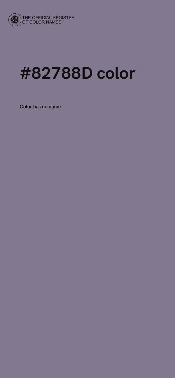 #82788D color image