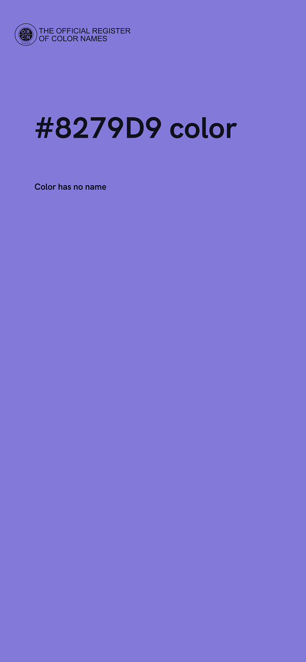 #8279D9 color image