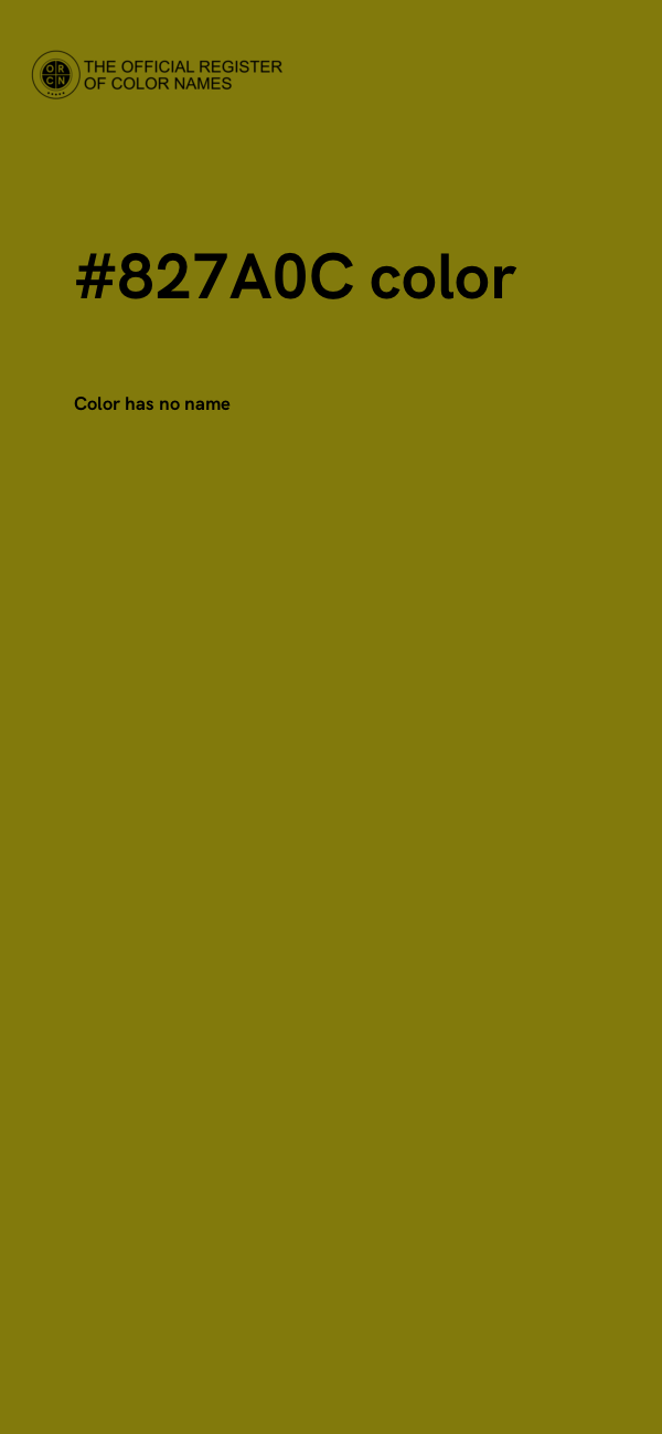 #827A0C color image