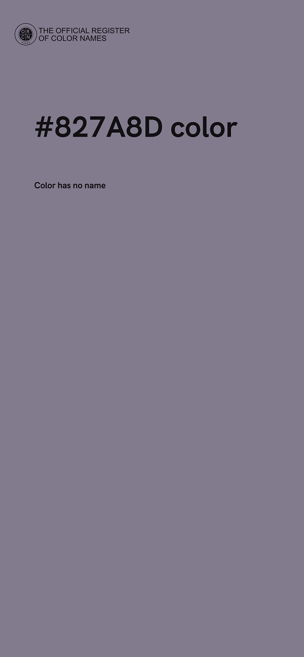 #827A8D color image