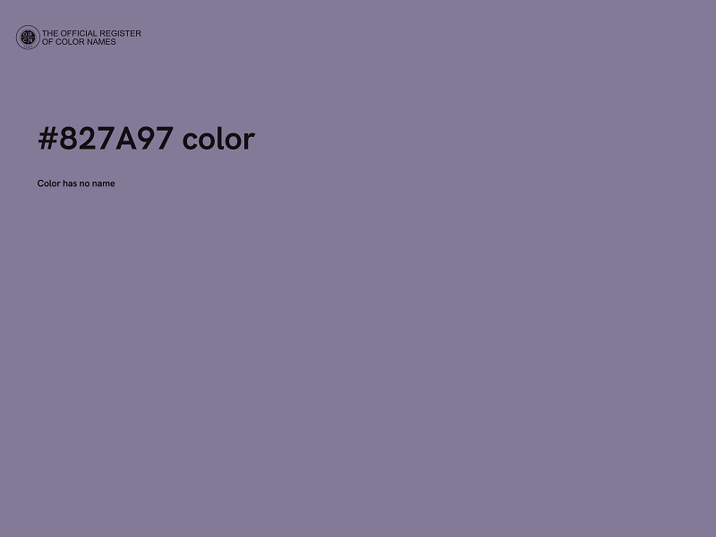 #827A97 color image
