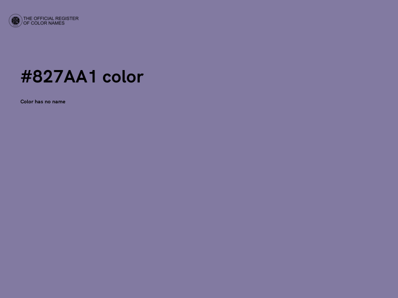 #827AA1 color image