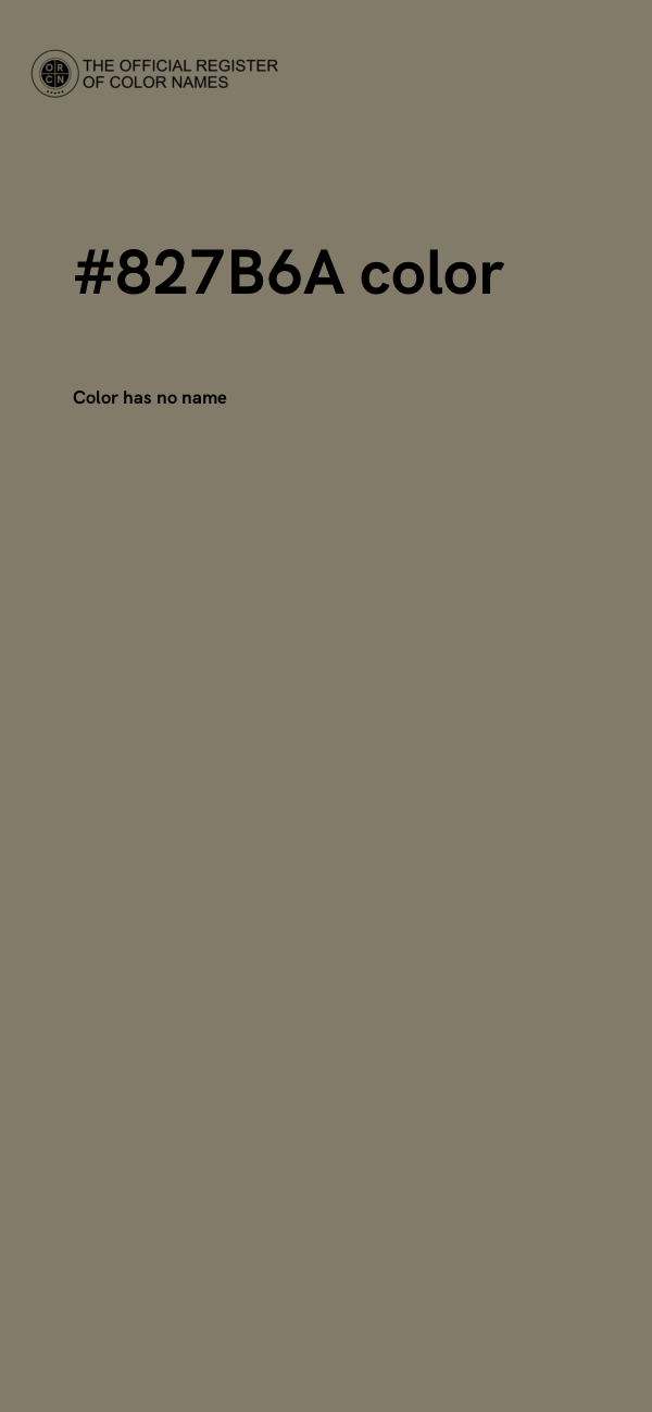 #827B6A color image