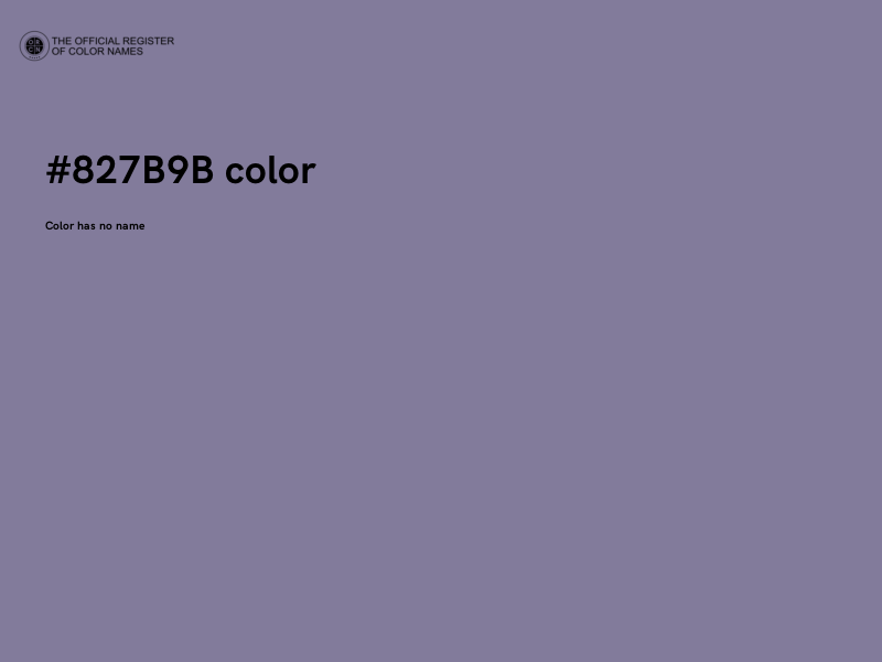 #827B9B color image