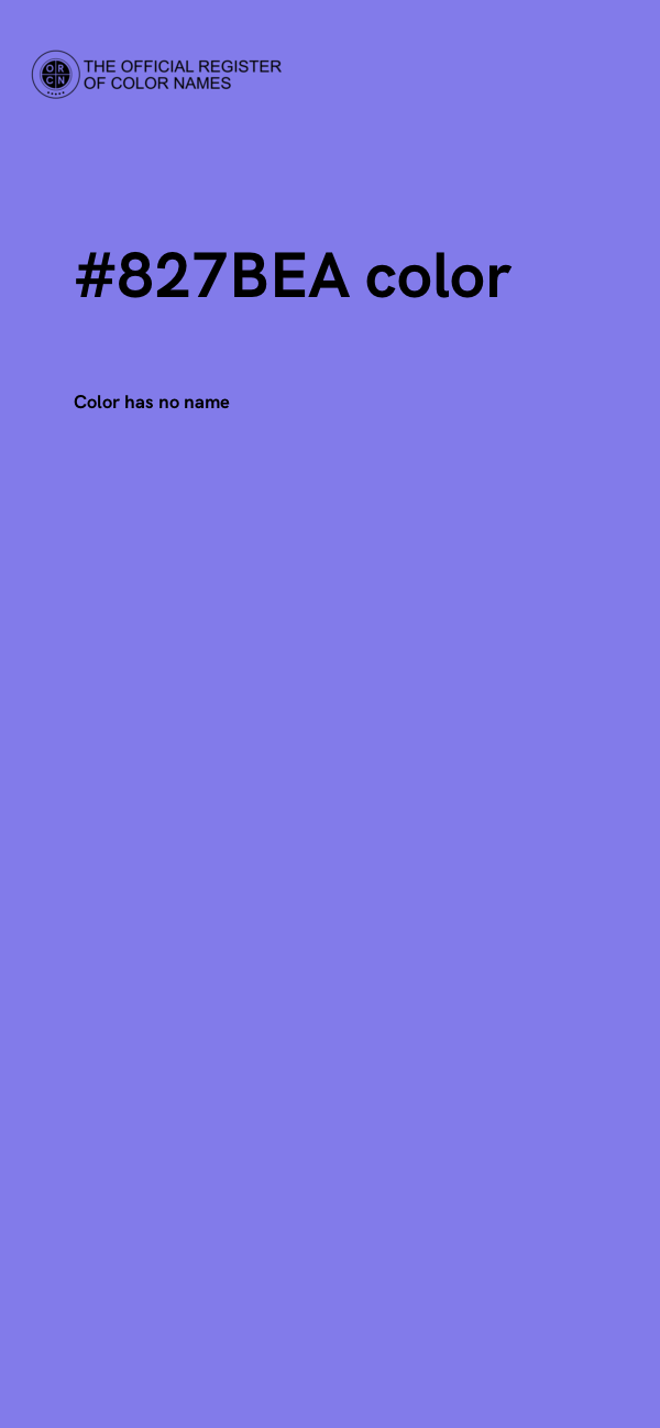 #827BEA color image