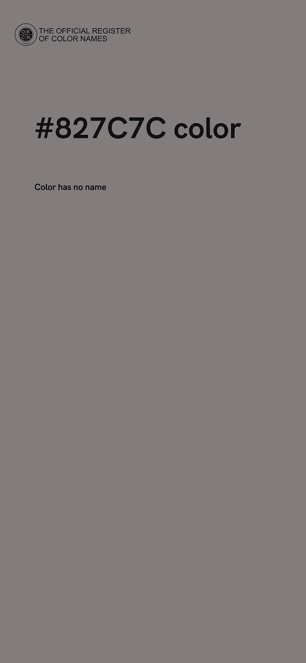 #827C7C color image