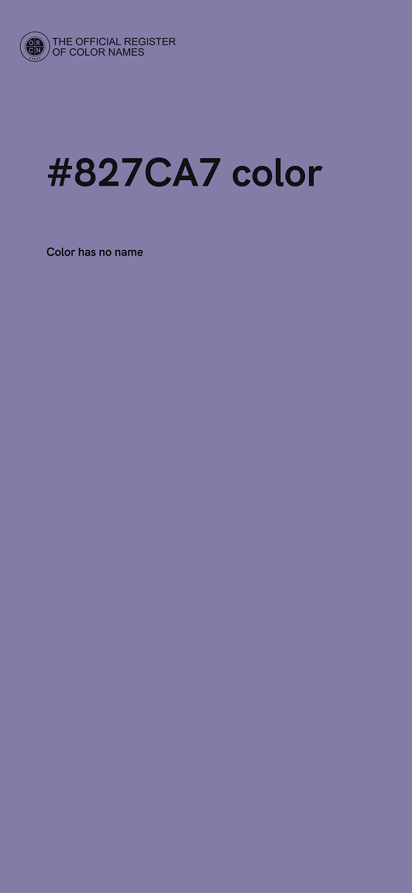#827CA7 color image