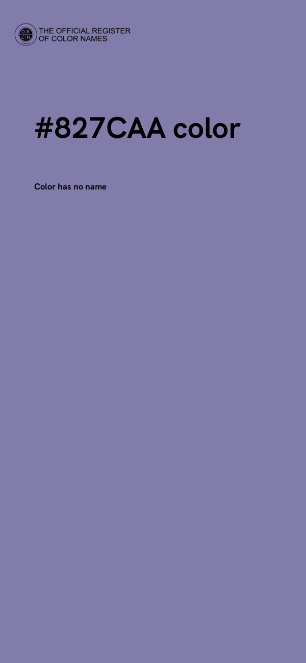 #827CAA color image