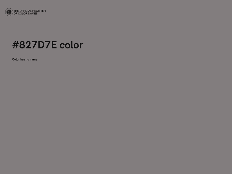 #827D7E color image