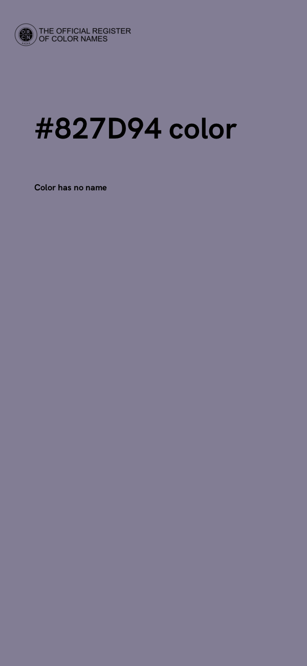 #827D94 color image