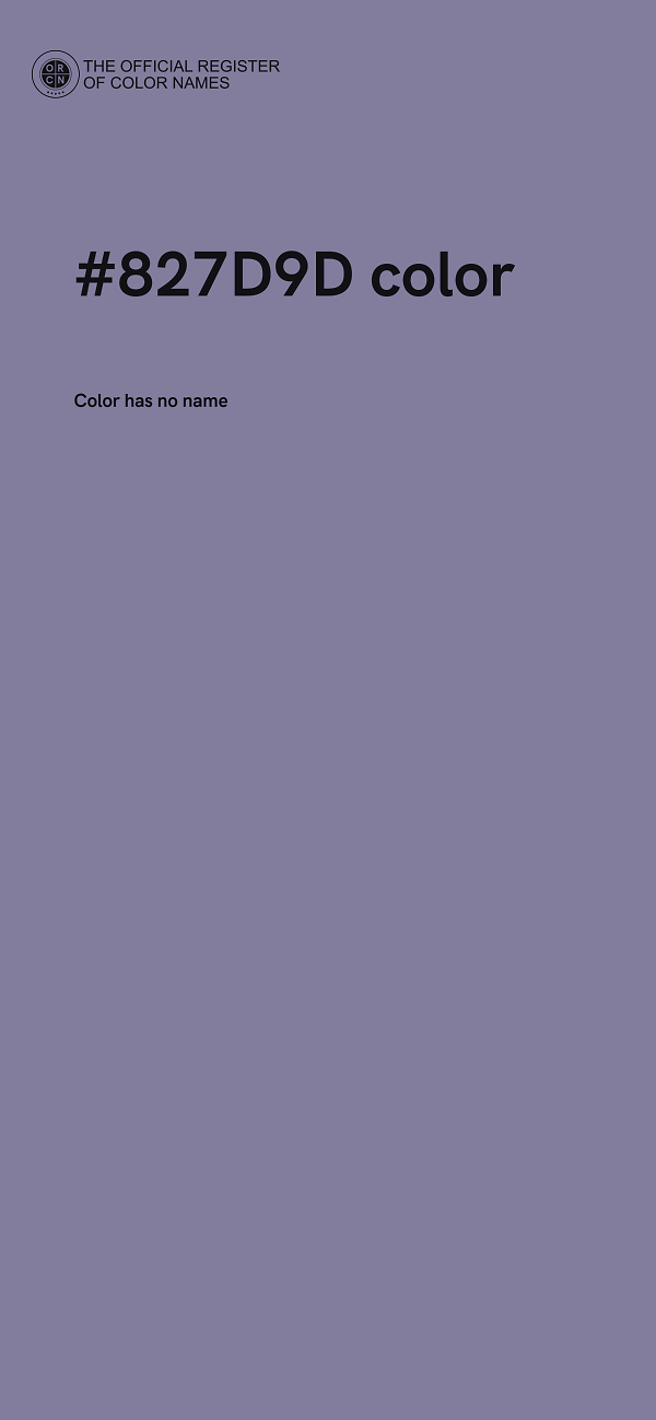 #827D9D color image