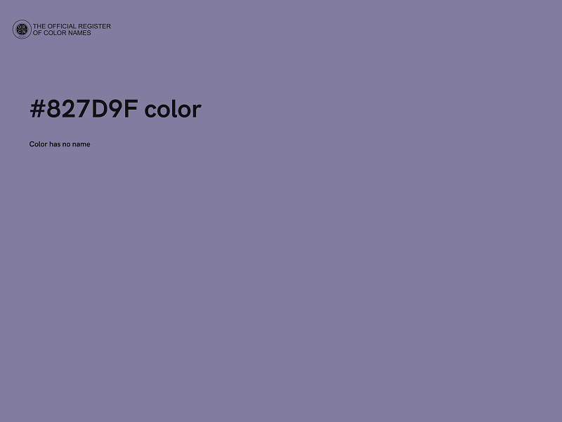 #827D9F color image