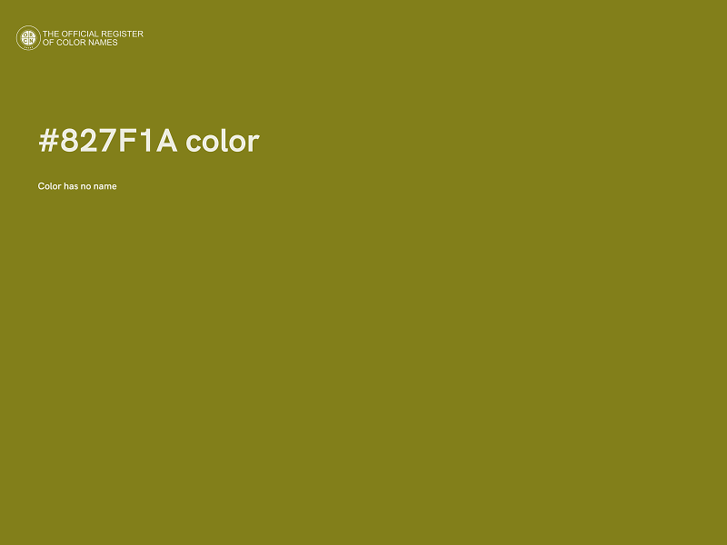#827F1A color image