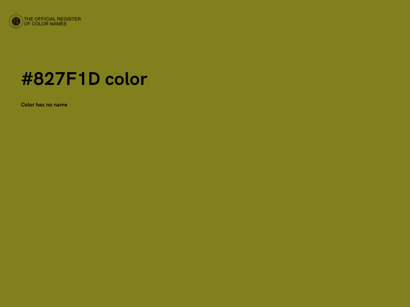 #827F1D color image