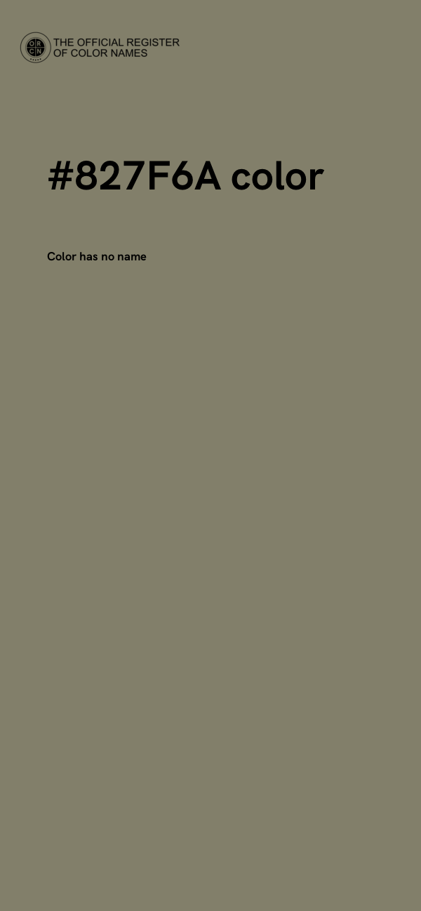 #827F6A color image