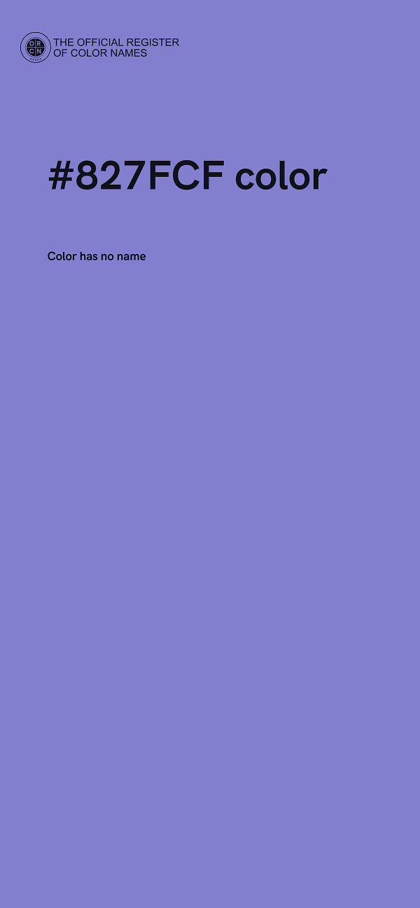 #827FCF color image
