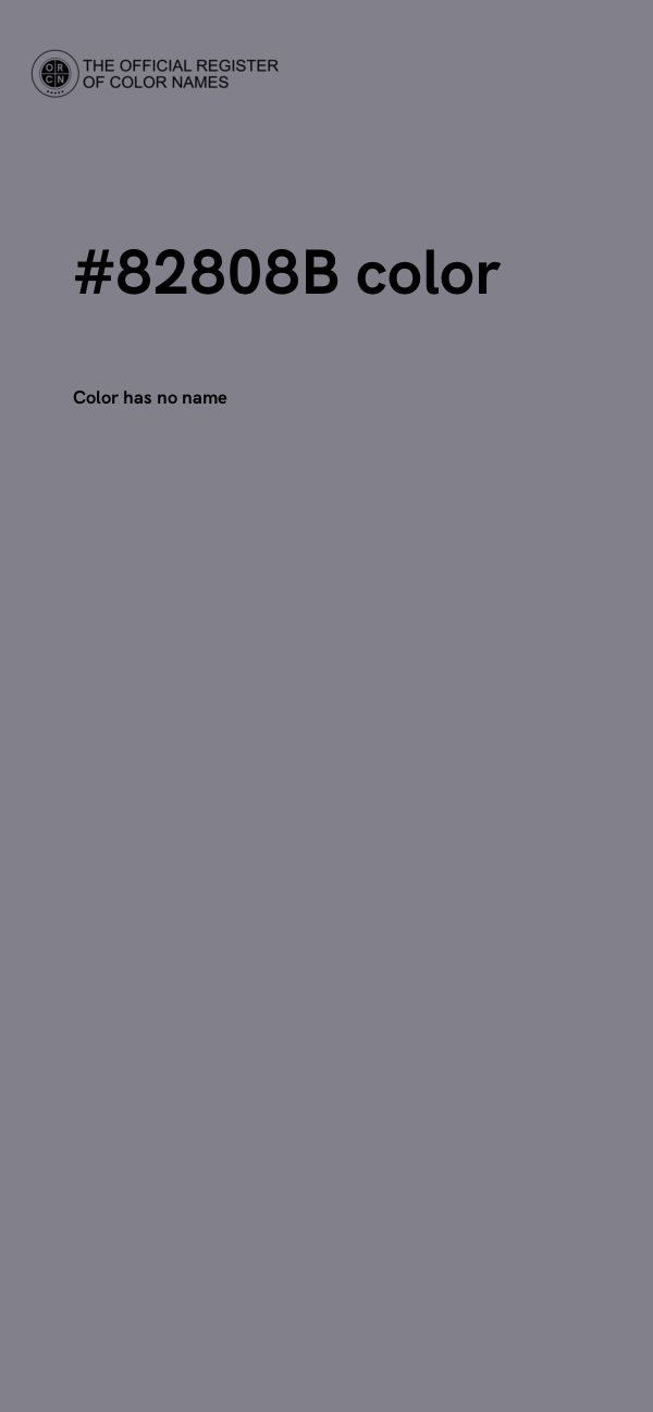 #82808B color image