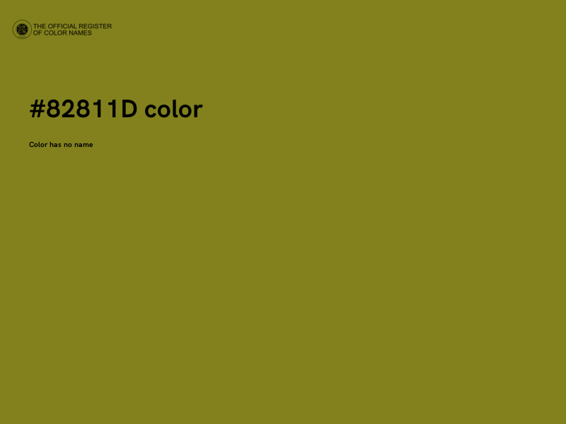 #82811D color image