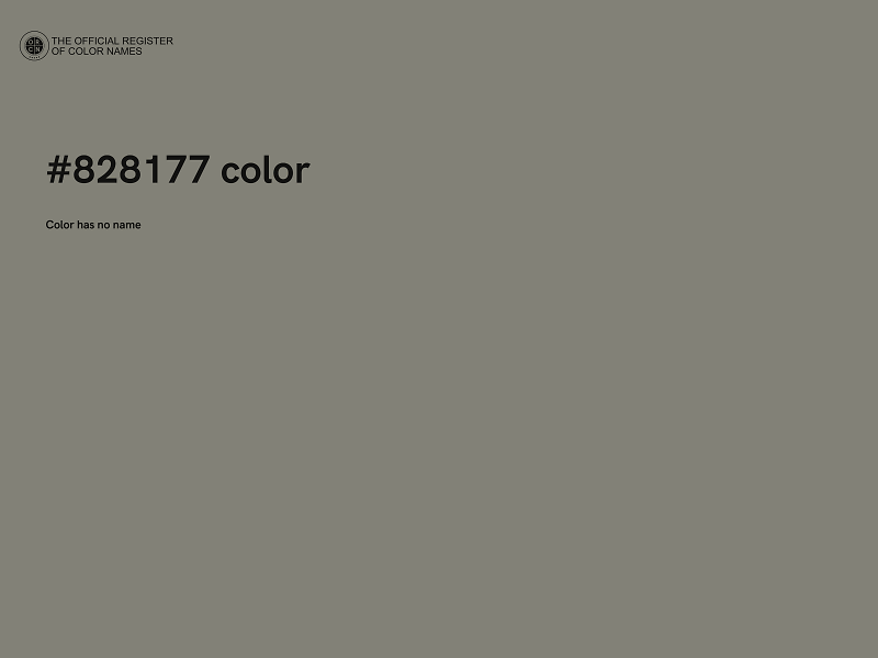 #828177 color image