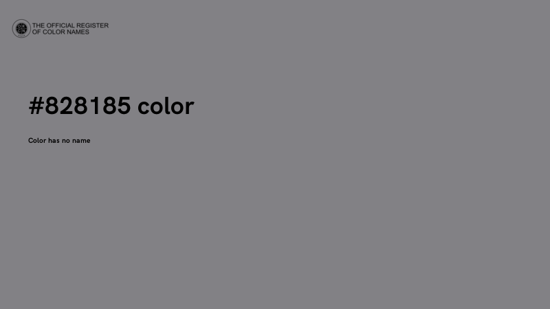 #828185 color image