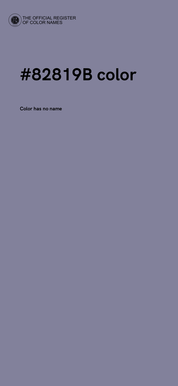 #82819B color image