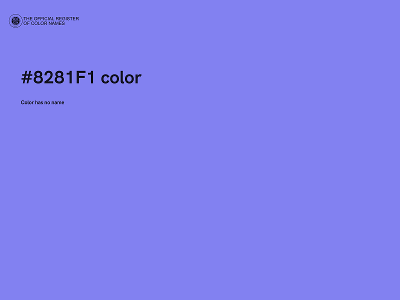 #8281F1 color image