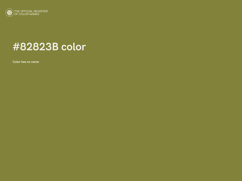 #82823B color image