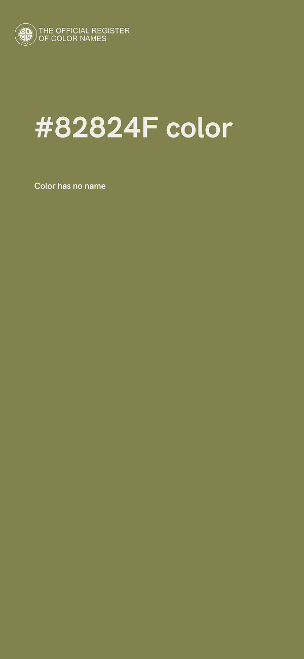 #82824F color image