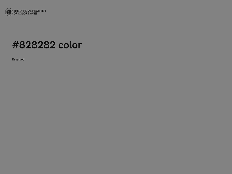 #828282 color image