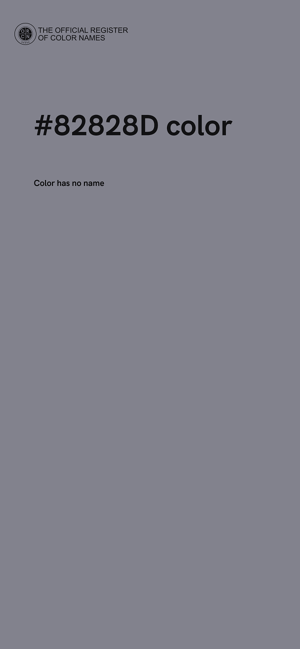 #82828D color image