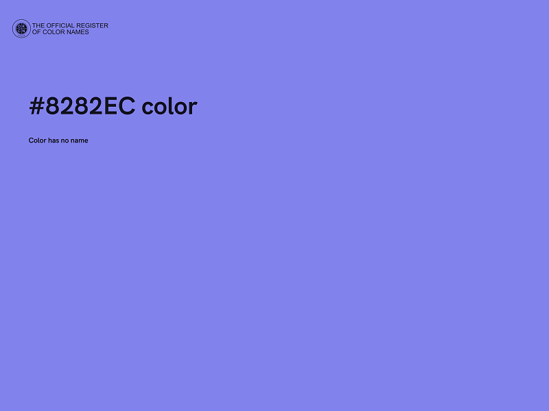 #8282EC color image