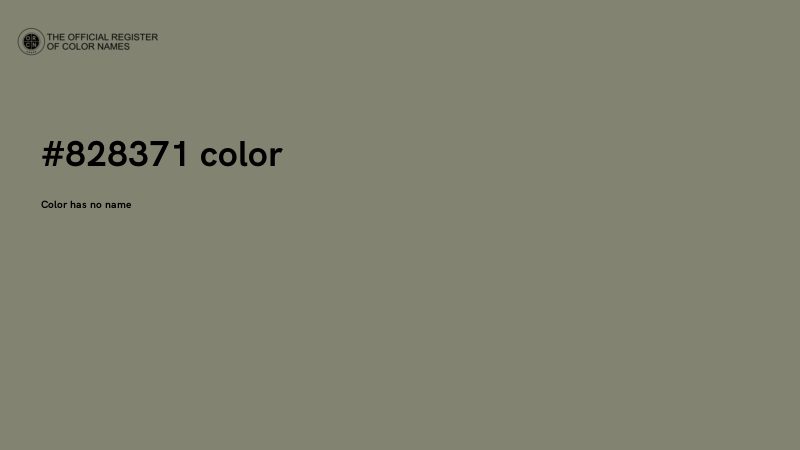 #828371 color image