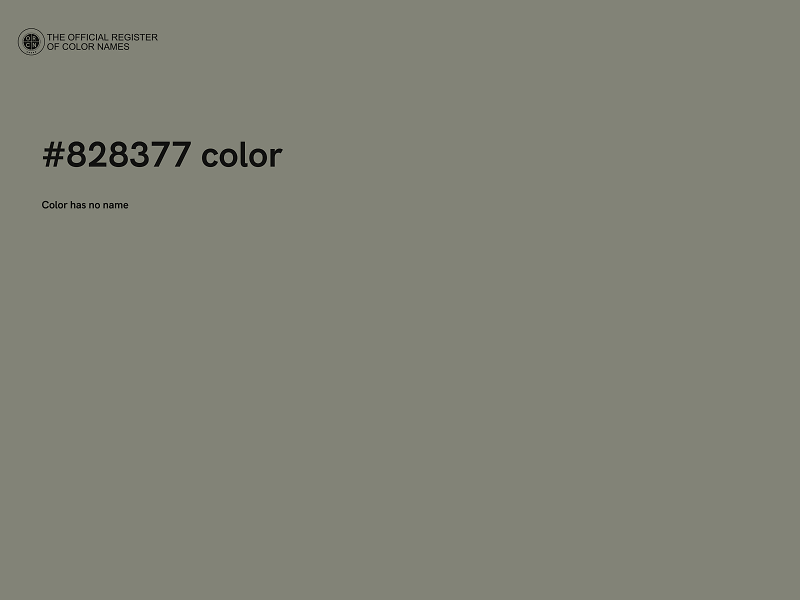 #828377 color image