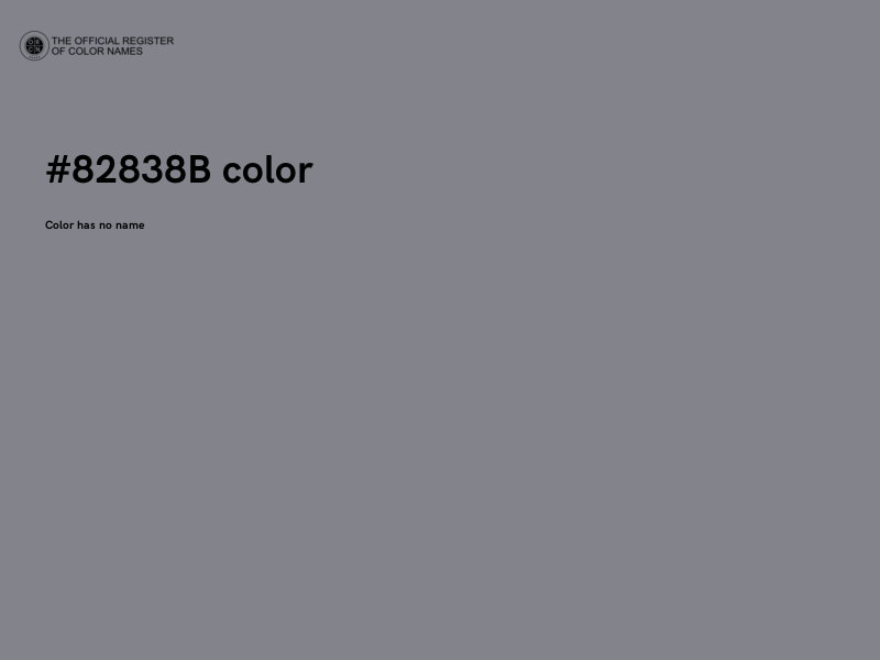 #82838B color image