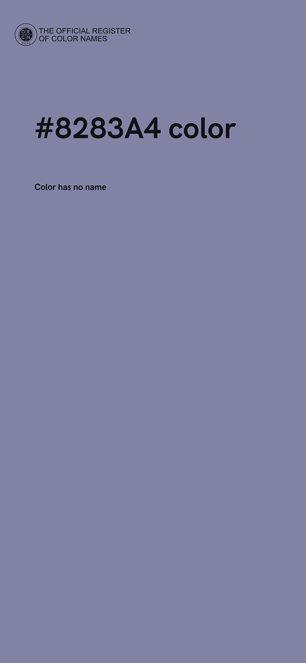 #8283A4 color image