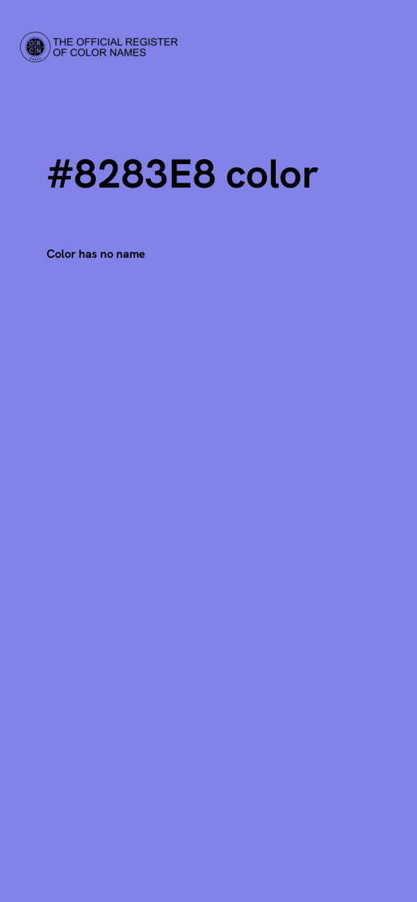 #8283E8 color image