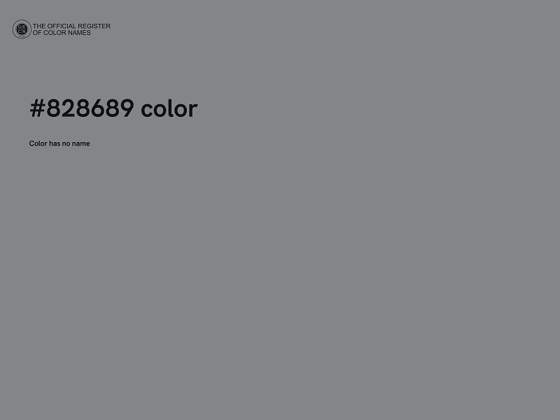 #828689 color image