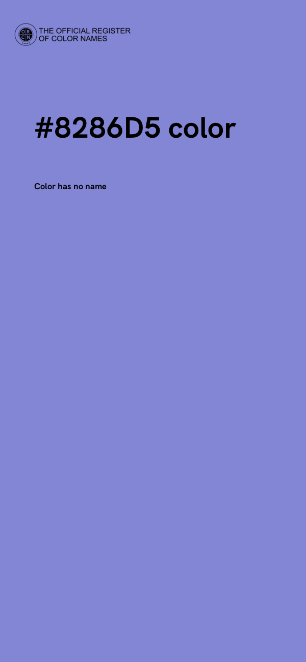 #8286D5 color image