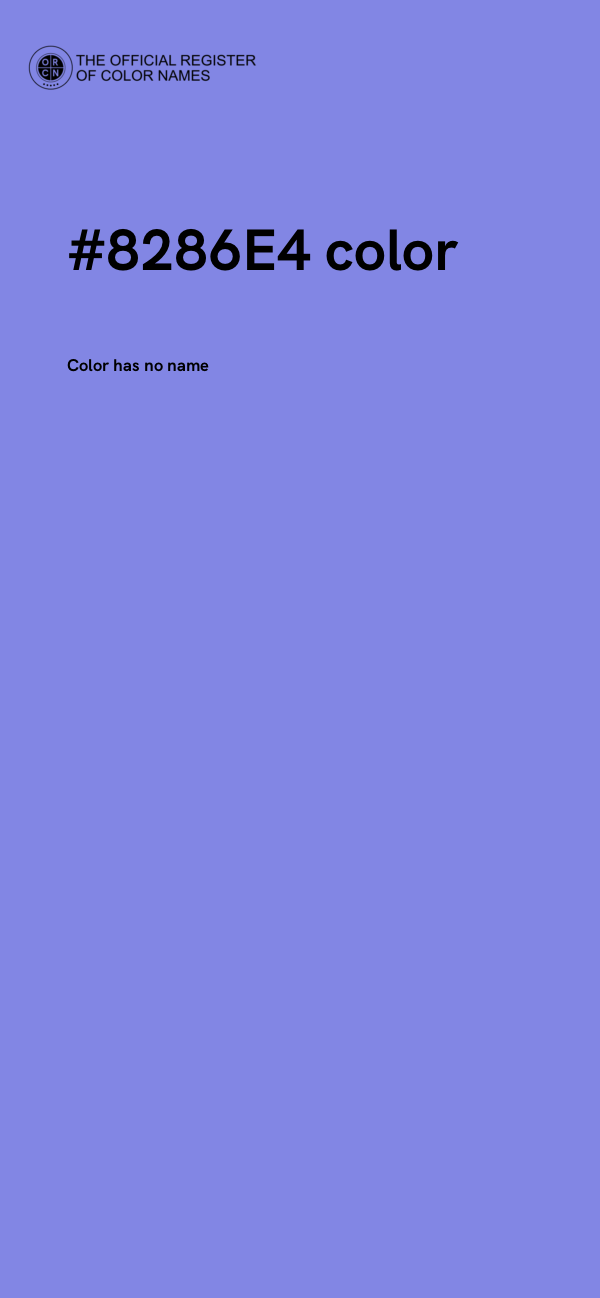 #8286E4 color image