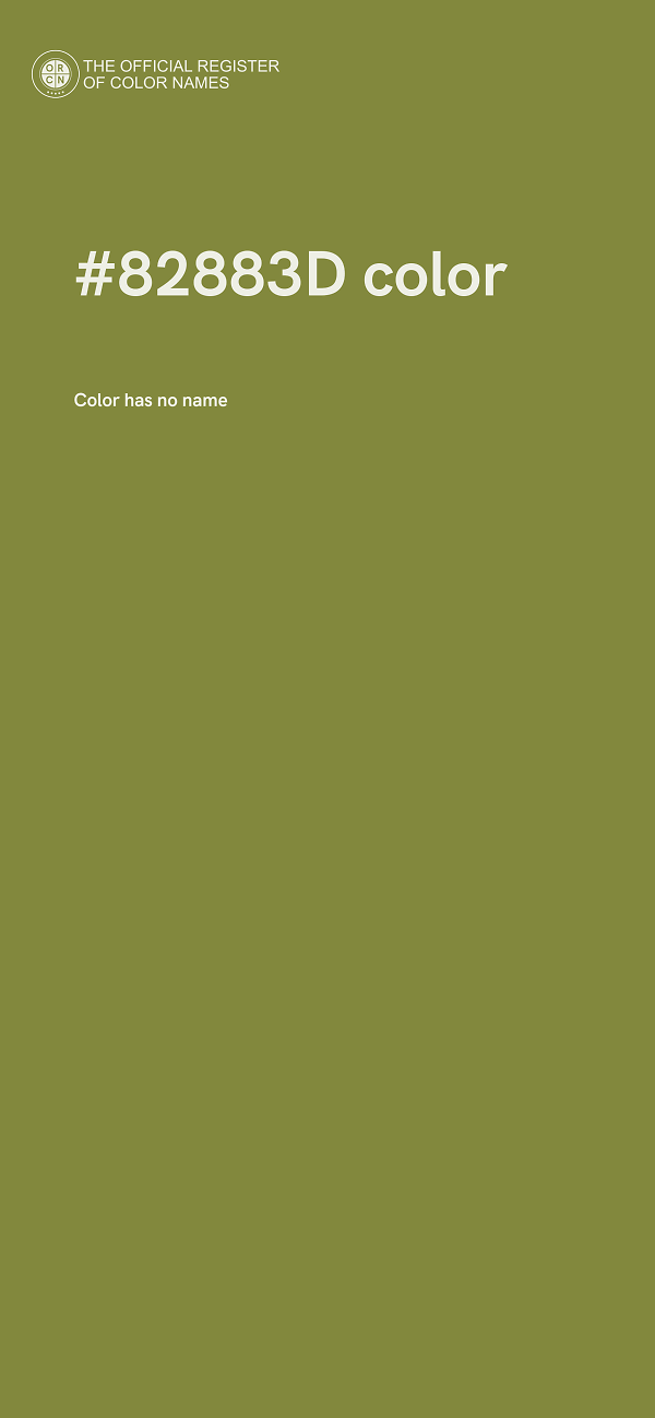 #82883D color image