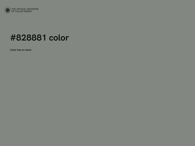 #828881 color image