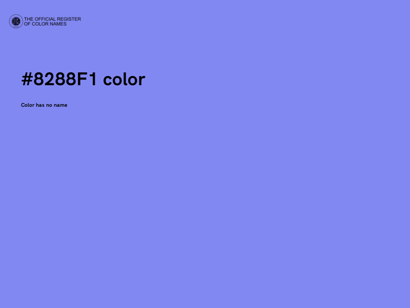#8288F1 color image