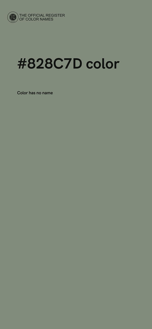 #828C7D color image