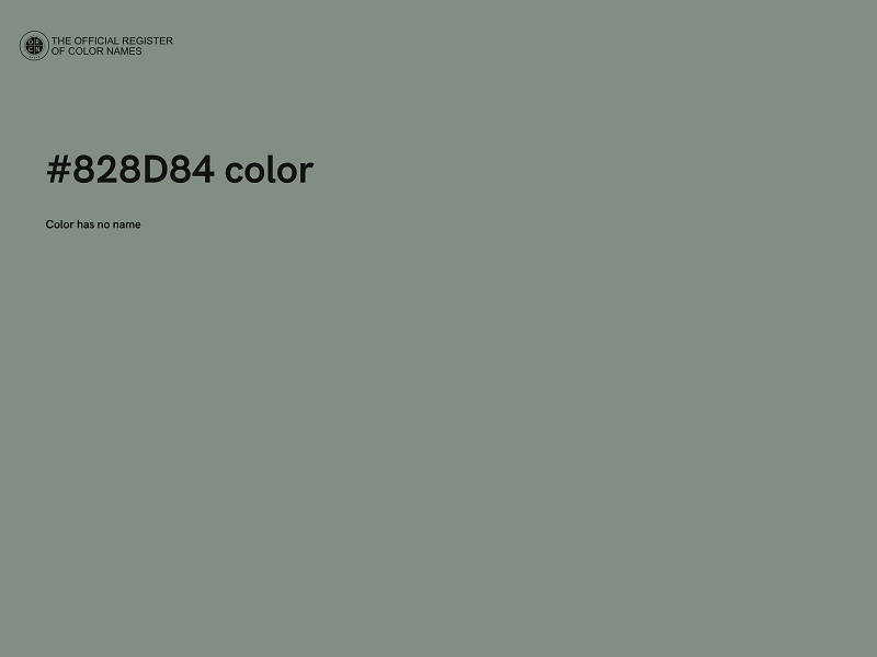 #828D84 color image