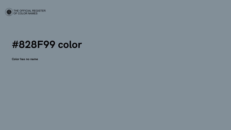 #828F99 color image