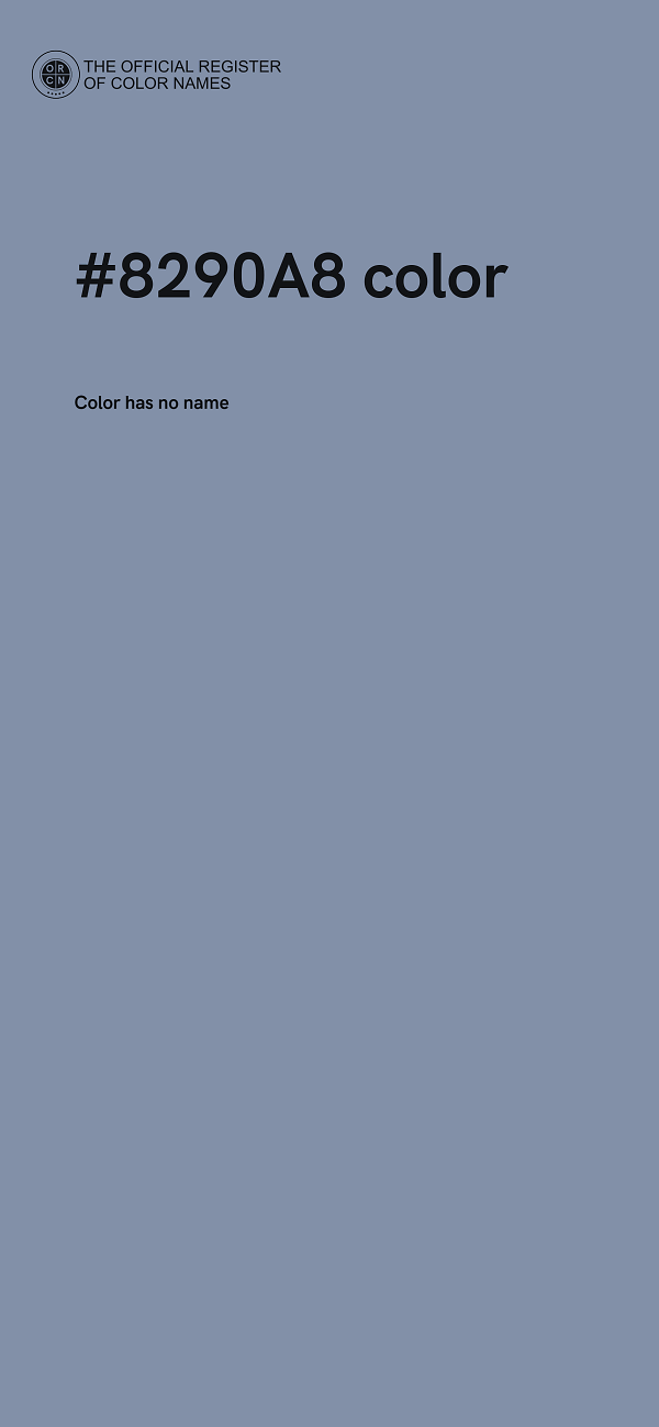 #8290A8 color image